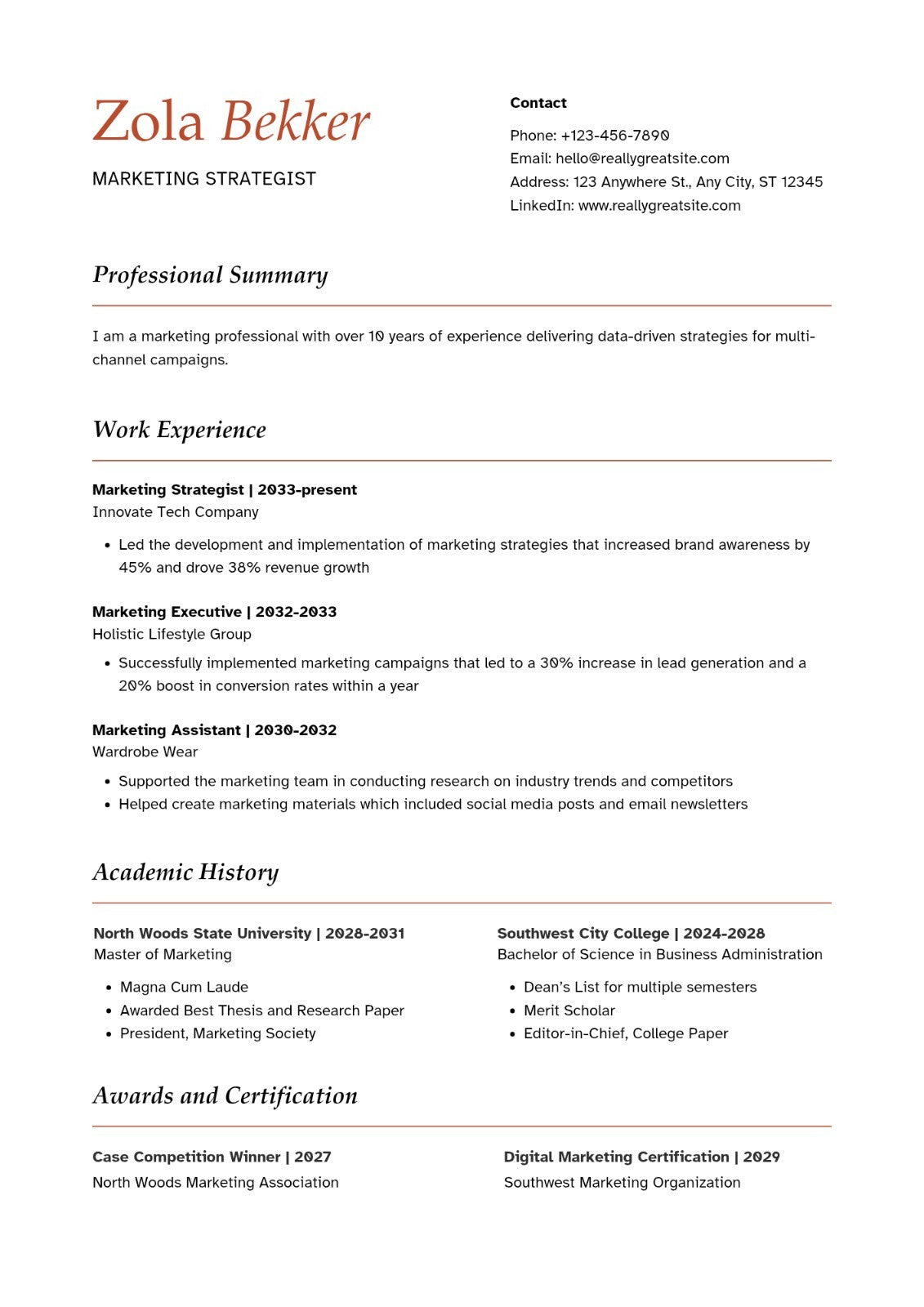 5 Editable Resume Templates PPTX PowerPoint/Canva | Modern CV Template Bundle