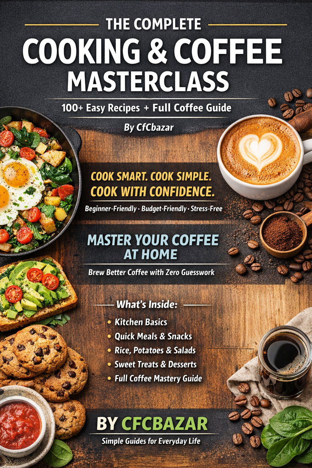 Ultimate Cooking & Coffee Mastery | 100+ Easy Recipes | Beginner Cook