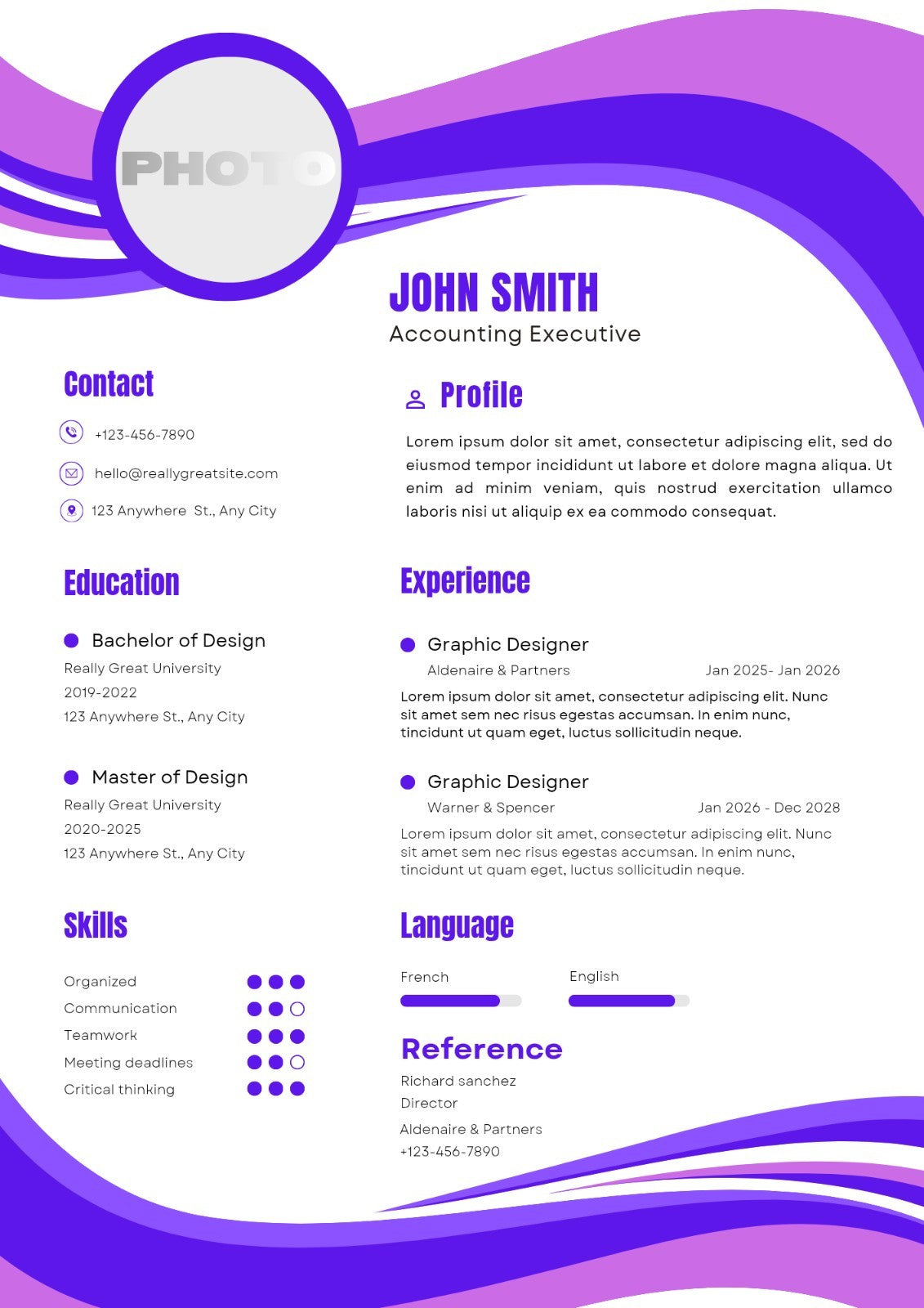 5 Editable Resume Templates PPTX PowerPoint/Canva | Modern CV Template Bundle