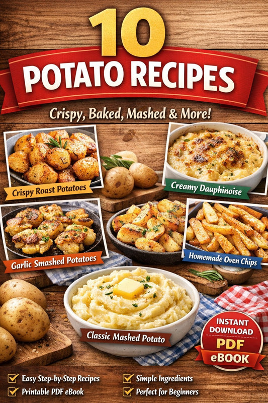 10 Potato Recipes | Easy Potato Cookbook | Crispy, Baked, Mashed, Roast